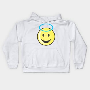 Emoticon Angel Kids Hoodie